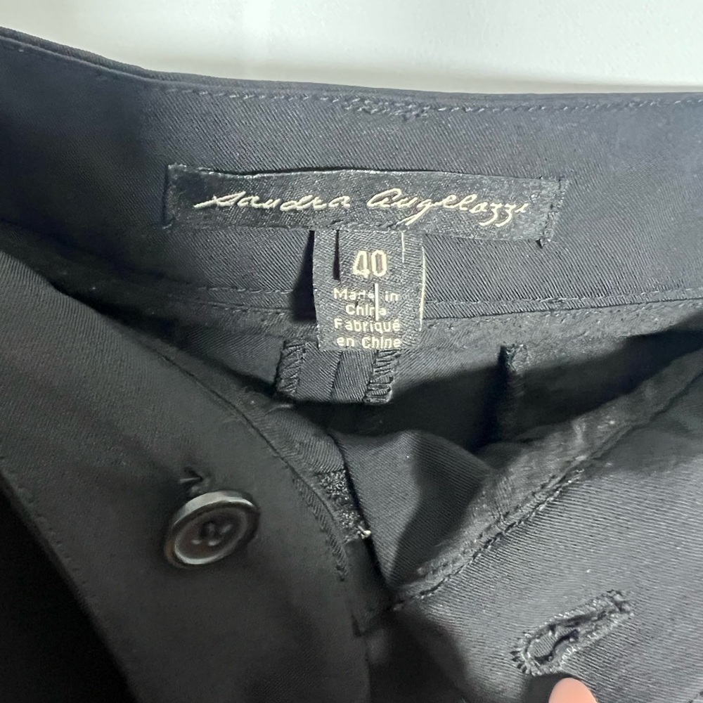 Chic Black Straight Leg Women's Pants - Picture 5 of 5